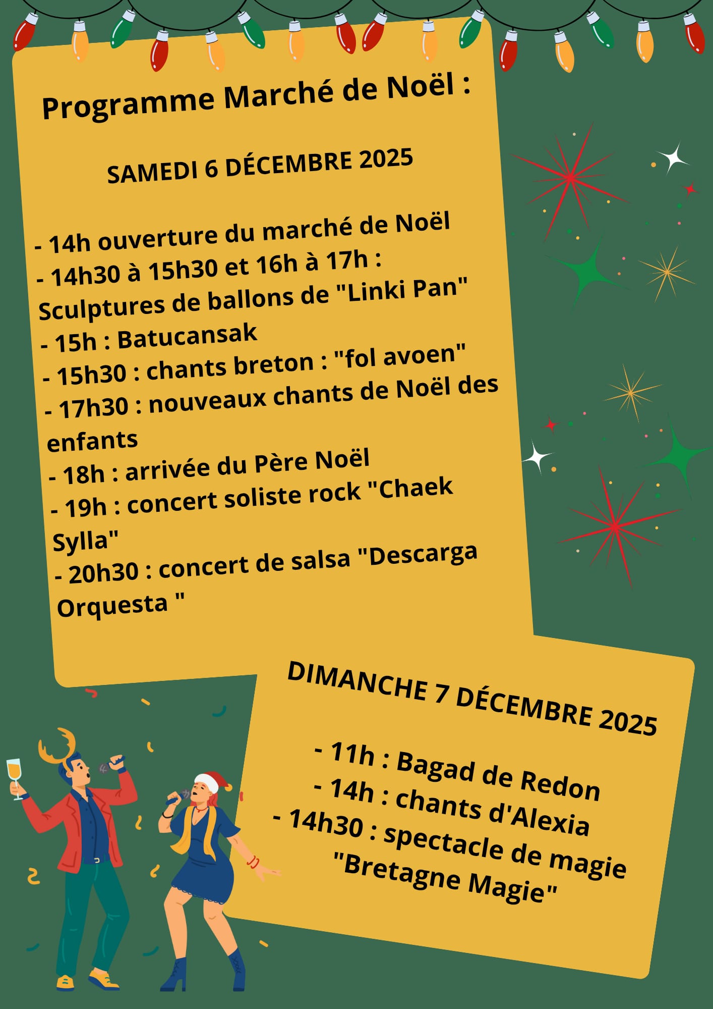 Le programme du Marché de Noël est en préparation !